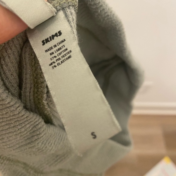 Skims waffle leggings in mineral green SOLD OUT - Picture 5 of 11